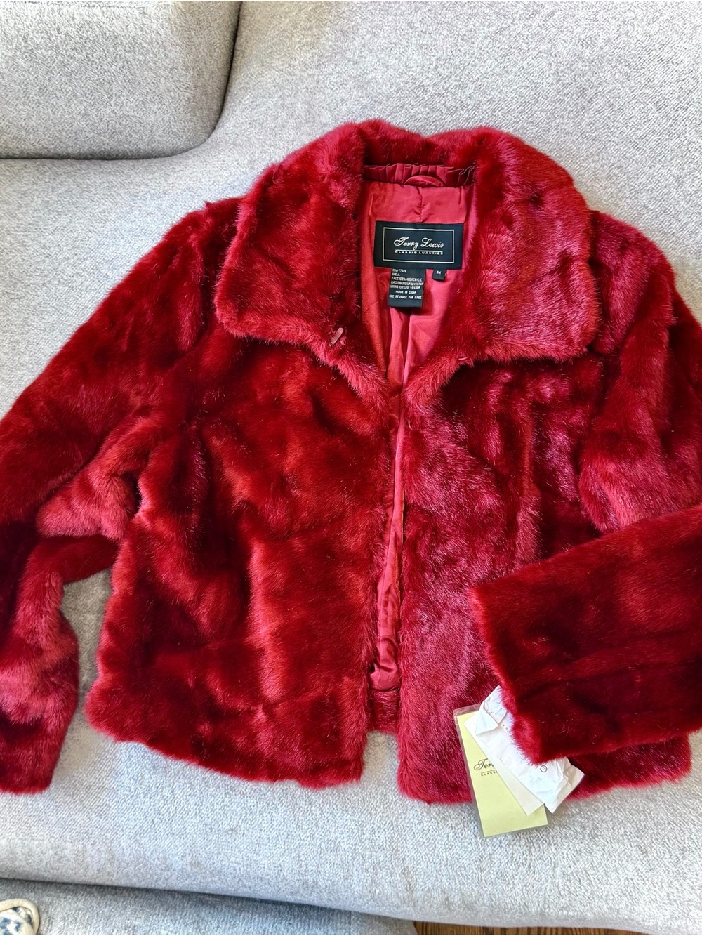 Terry Lewis Classic Luxuries Crimson Teddy Jacket